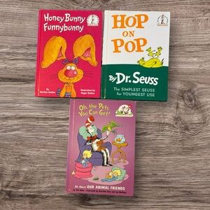3 Dr. Seuss Books hardback